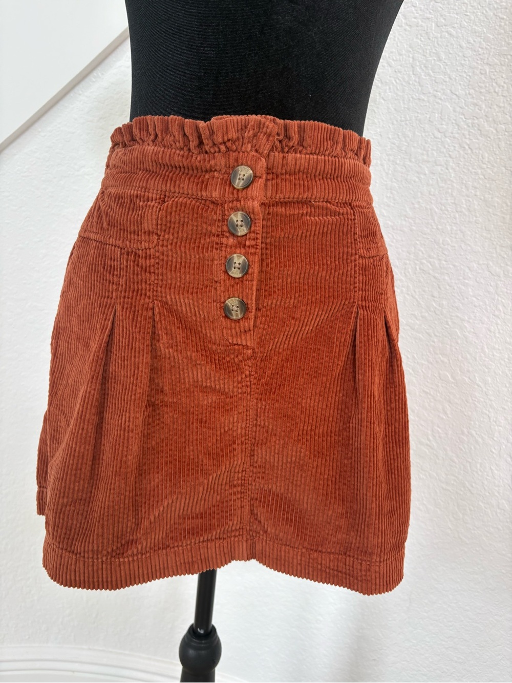 American Eagle Outfitters Corduroy Skirt - Rust